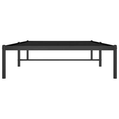 vidaXL Sengeramme i metall svart 100x200 cm