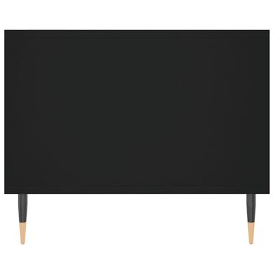 vidaXL Salongbord svart 102x50x40 cm konstruert tre