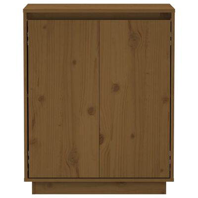 vidaXL Skjenk honningbrun 60x34x75 cm heltre furu