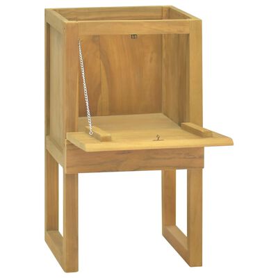 vidaXL Baderomsskap 41x40x75 cm heltre teak