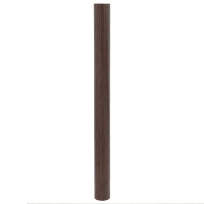 vidaXL Teppe rektangulær mørkebrun 80x400 cm bambus