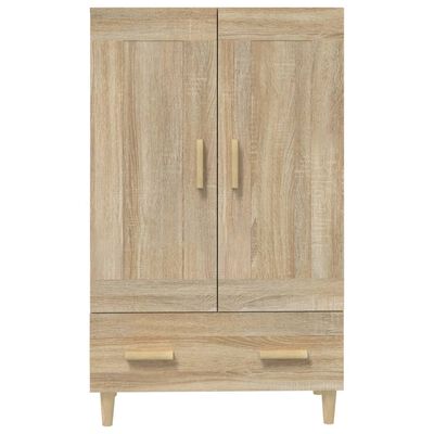 vidaXL Highboard sonoma eik 70x31x115 cm konstruert tre