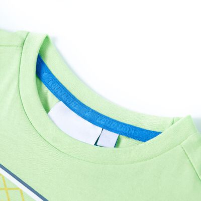 T-skjorte for barn limegrønn 104