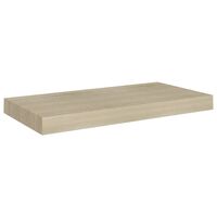 vidaXL Flytende vegghylle eik 50x23x3,8 cm MDF