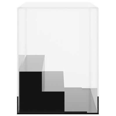 vidaXL Visningsboks gjennomsiktig 25x12x16 cm akryl