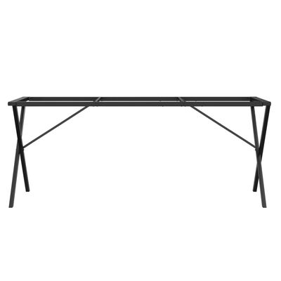 vidaXL Ben for spisebord X-ramme 180x80x73 cm støpejern