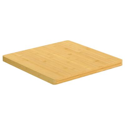 vidaXL Bordplate 50x50x2,5 cm bambus