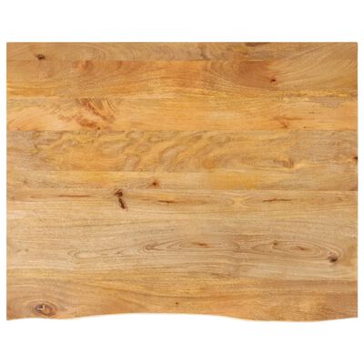 vidaXL Bordplate 90x80x3,8 cm naturlig kant heltre mango