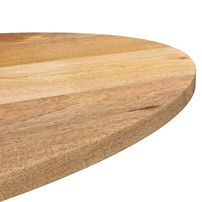 vidaXL Bordplate 140x50x3,8 cm oval heltre mango