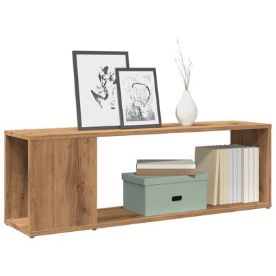 vidaXL TV-benk artisan eik 100x24x32 cm konstruert tre