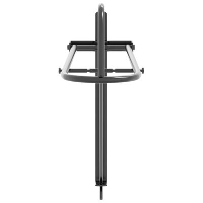 vidaXL Veggmontert salstativ sammenleggbart svart jern