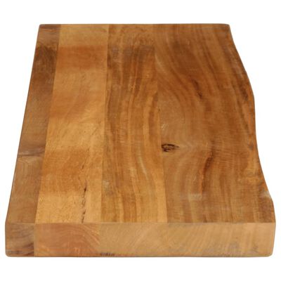 vidaXL Bordplate 120x40x3,8 cm naturlig kant heltre mango