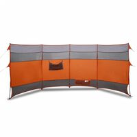 vidaXL Vindskjerm for camping oransje 366x152x152 cm vanntett