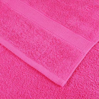 vidaXL Premium håndklær SOLUND 10 stk rose 80x200 cm 600 g/m2