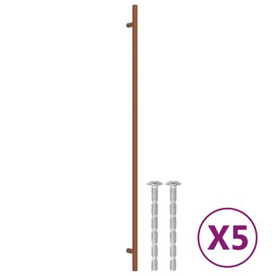 vidaXL Skaphåndtak 5 stk bronse 480 mm rustfritt stål