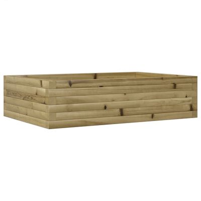 vidaXL Plantekasse 90x60x23 cm impregnert furu