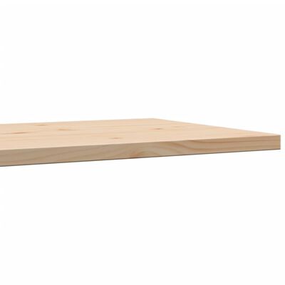 vidaXL Bordplater 3 stk 80x47x2,5 cm rektangulær heltre furu