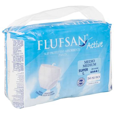 Flufsan Inkontinensbukse for voksne 14 stk str M