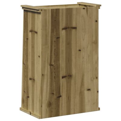 vidaXL Vegghengt plantekasse 6 etasjer 69x40x101,5 cm impregnert furu