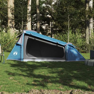 vidaXL Tunneltelt for camping 2 personer blå vanntett