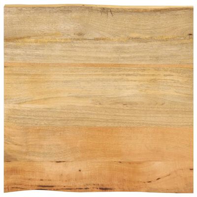 vidaXL Bordplate 40x40x3,8 cm naturlig kant heltre mango