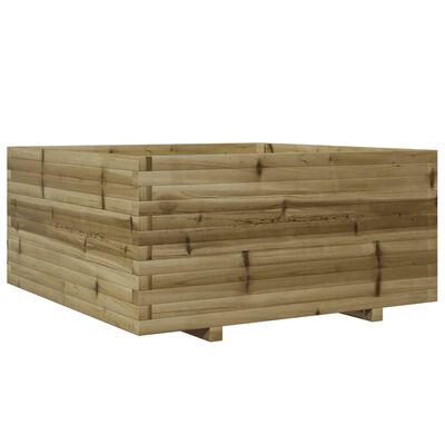 vidaXL Plantekasse 100x100x49,5 cm impregnert furu