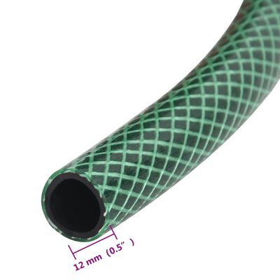 vidaXL Hageslange grønn 0,5" 10 m PVC