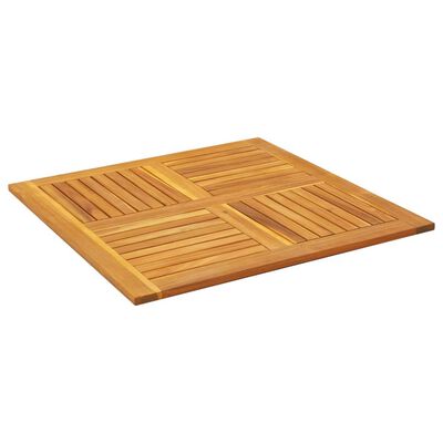 vidaXL Bordplate 90x90x2,2 cm firkantet heltre akasie