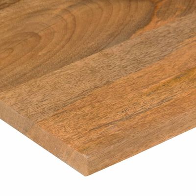 vidaXL Skrivebordsplate med kurve 80x50x2,5 cm heltre grovt mangotre