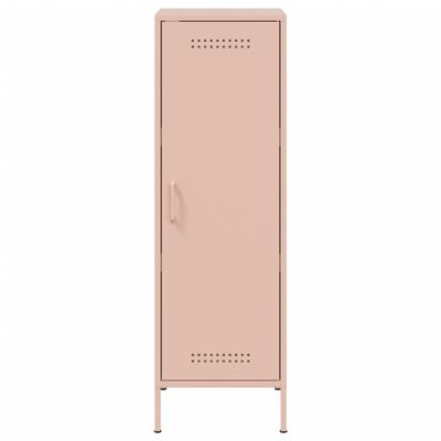 vidaXL Highboard rosa 36x39x113 cm stål