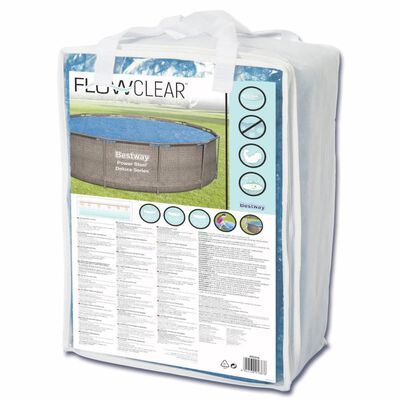 Bestway Soldrevet bassengtrekk Flowclear 356 cm