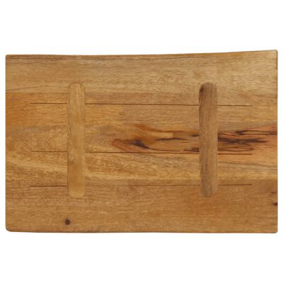 vidaXL Bordplate 70x40x3,8 cm naturlig kant heltre mango