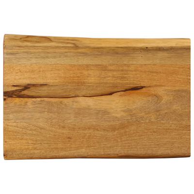 vidaXL Bordplate 70x40x3,8 cm naturlig kant heltre mango