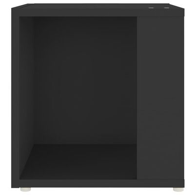 vidaXL Sidebord svart 33x33x34,5 cm sponplate