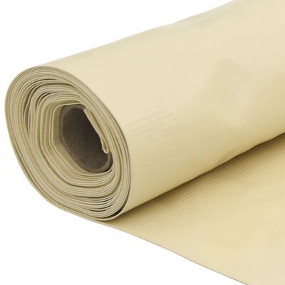 vidaXL Balkongskjerm kremhvit 1000x120 cm PVC