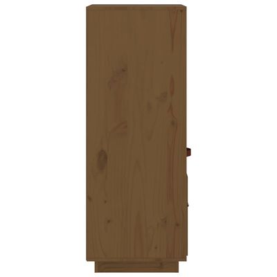 vidaXL Highboard honningbrun 34x40x108,5 cm heltre furu