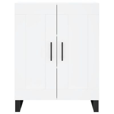 vidaXL Highboard hvit 69,5x34x180 cm konstruert tre