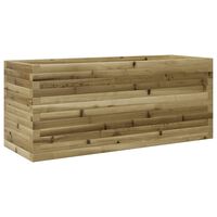 vidaXL Plantekasse 110x40x46 cm impregnert furu