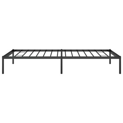 vidaXL Sengeramme i metall svart 100x200 cm