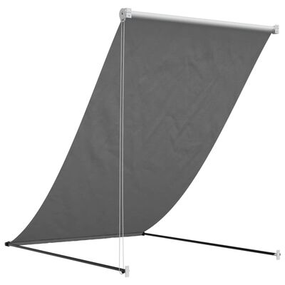 vidaXL Uttrekkbar markise kremhvit 200x150 cm stoff og stål