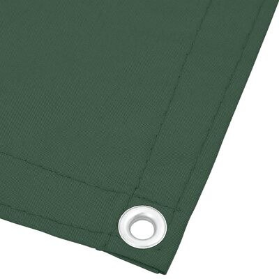 vidaXL Balkongskjerm mørkegrønn 120x800 cm 100% polyester oxford