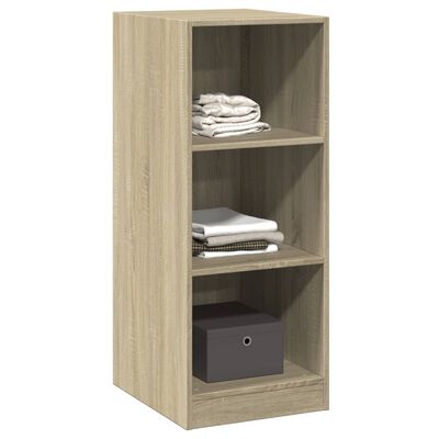 vidaXL Garderobe sonoma eik 48x41x102 cm konstruert tre