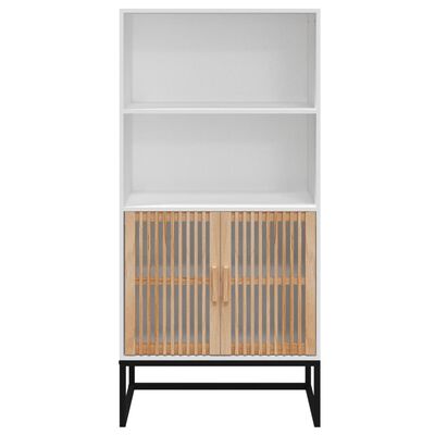 vidaXL Highboard hvit 60x35x125 konstruert tre