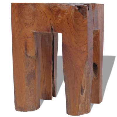 vidaXL Krakk heltre teak