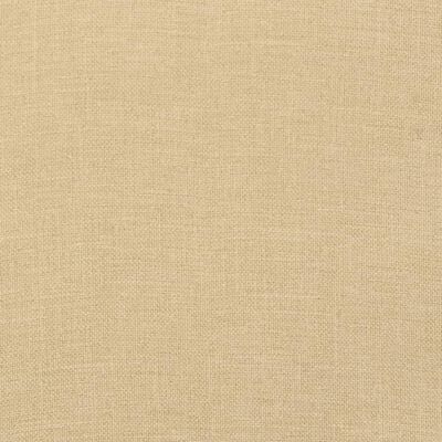 vidaXL Stolputer med lav rygg 6 stk melert beige 100x50x4 cm stoff