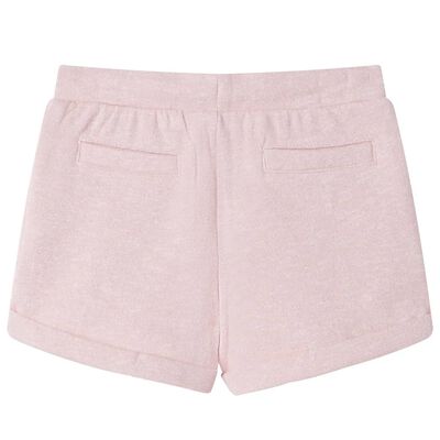 Barneshorts med snor blandet lyserosa 140