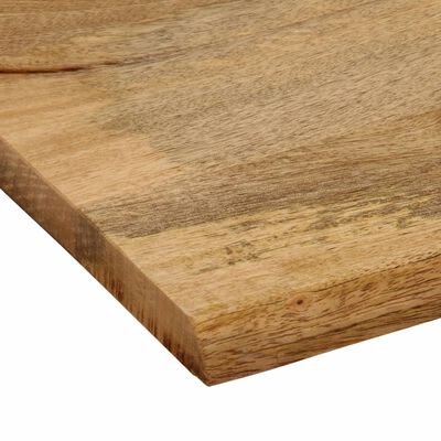 vidaXL Bordplate 100x80x3,8 cm naturlig kant heltre mango