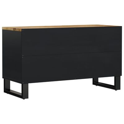 vidaXL TV-benk 80x33x46 cm heltre mango og konstruert tre