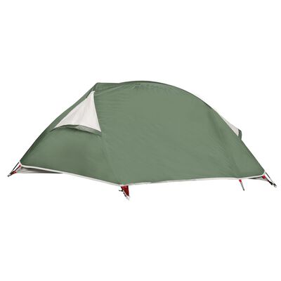 vidaXL Kuppeltelt for camping 1 person grønn vanntett