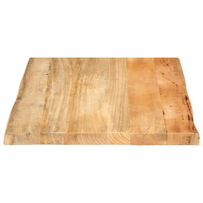 vidaXL Bordplate 80x60x3,8 cm naturlig kant heltre mango